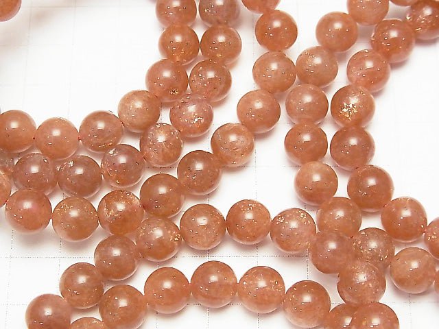 1strand $49.99! Sunstone AAA--AA++ Round 9mm 1strand (Bracelet)