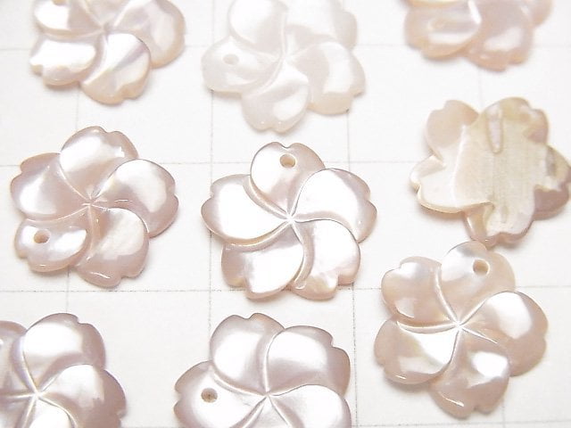 [Video] High Quality Pink Shell AAA Flower [8mm] [10mm] [12mm] 3pcs