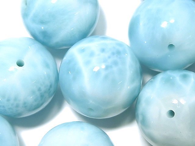 Larimar, Round Gemstone Beads