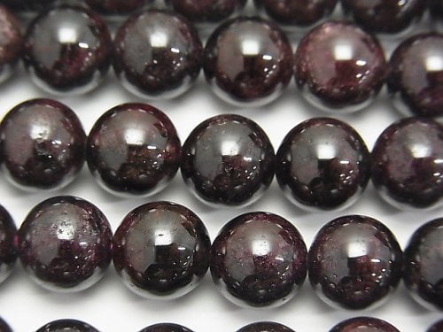 Sale!  Garnet AA- Round 10mm half or 1strand beads (aprx.14inch/35cm)