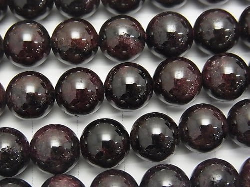 Sale!  Garnet AA- Round 10mm half or 1strand beads (aprx.14inch/35cm)