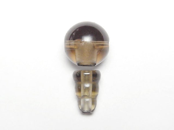 Smoky Quartz, T-Hole Gemstone Beads
