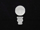 Frosted Quartz AAA T-Hole Beads [8mm][10mm][12mm][14mm] 1 pack