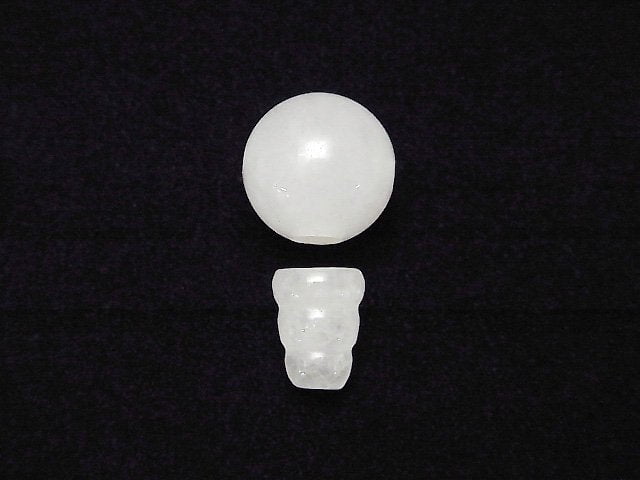 White Jade Gemstone Beads