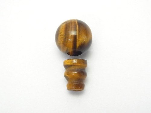 T-Hole, Tiger's Eye Gemstone Beads