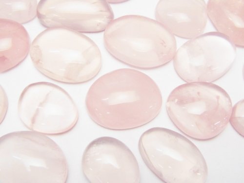 Cabochon, Free Form, Rose Quartz Gemstone Beads