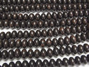 Ebony Wood  Rondelle 10x10x6mm 1strand beads (aprx.15inch/38cm)