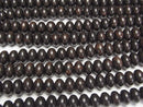 Ebony Wood  Rondelle 10x10x6mm 1strand beads (aprx.15inch/38cm)