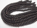 Ebony Wood  Rondelle 10x10x6mm 1strand beads (aprx.15inch/38cm)