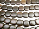 1strand $6.79! Ebony Wood  Square 16x16x4mm 1strand beads (aprx.15inch/37cm)
