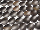 Ebony Wood Twist Coin 25x25x6mm 1strand beads (aprx.14inch/34cm)