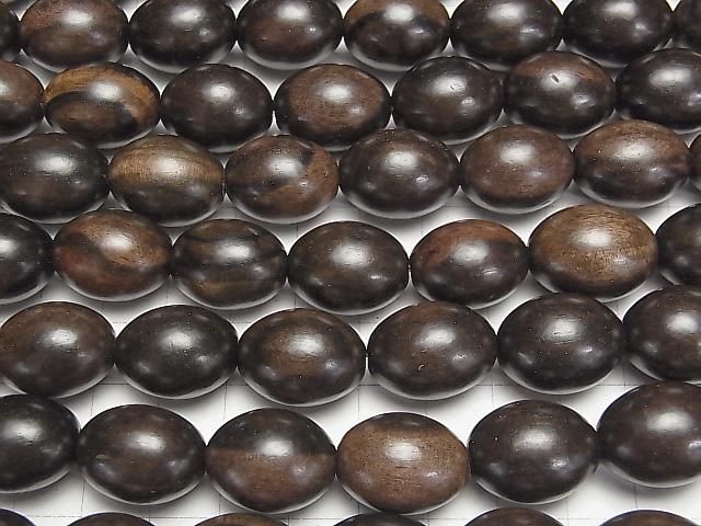 Ebony Wood  Rice 20x15x15mm 1strand beads (aprx.15inch/37cm)