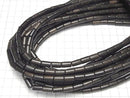 Ebony Wood  Tube 10x6x6mm 1strand beads (aprx.15inch/38cm)