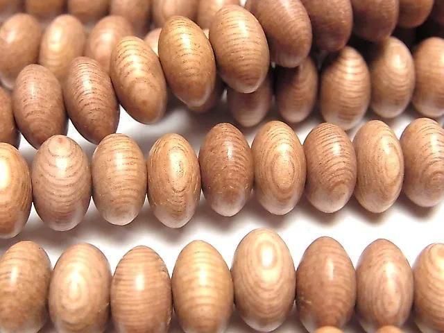 紫檀木扁珠 10x10x5mm 一串 (約 15 英吋/38 公分)
