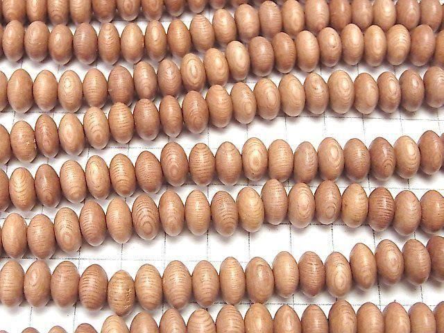 紫檀木扁珠 10x10x5mm 一串 (約 15 英吋/38 公分)