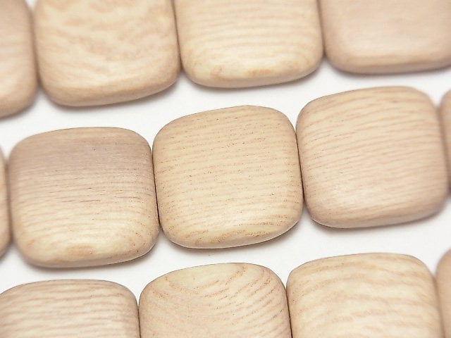 Rectangle, Rose, Wood Beads Natural Beads