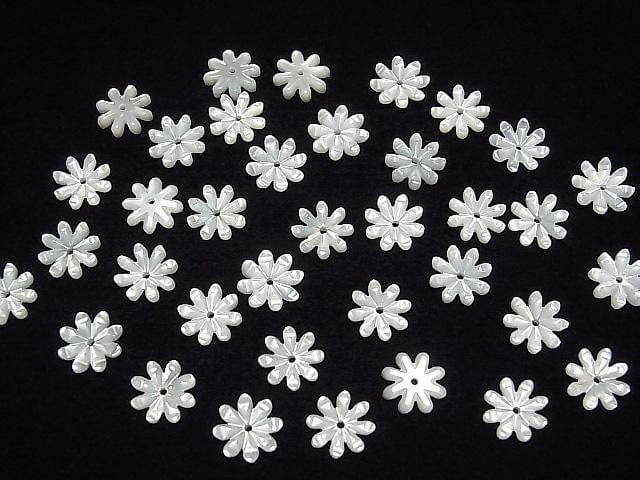 [Video] High-Quality White Shell (Silver-lip Oyster) AAA Margaret [6mm][8mm][10mm][12mm] Center Hole 4pcs