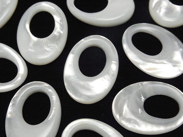 Mother of Pearl (Shell Beads), Oval Pearl & Shell Beads