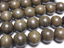 Graywood Semi-Round 10mm 1-strand beads (approx. 15 inches/38 cm)