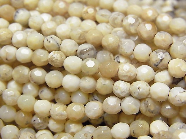 Faceted Round, Opal Gemstone Beads