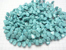 [Video]Magnesite Turquoise Pear shape 14x10mm 1strand beads (aprx.12inch/30cm)
