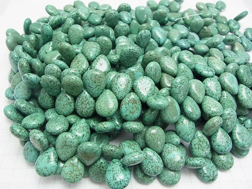 1strand $9.79! Magnesite Turquoise  Pear shape 18x13x7mm 1strand beads (aprx.14inch/34cm)