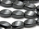 1strand $8.79! Onyx  Rice 4Faceted Faceted Twist 12x6x6mm 1strand beads (aprx.15inch/36cm)