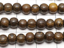 Wood Beads  Semi Round 5mm 1strand beads (aprx.15inch/38cm)