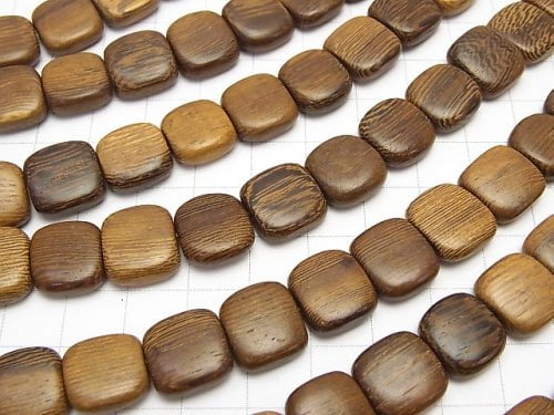 1strand $3.79! Wood Beads  Square 12x12x5mm 1strand beads (aprx.15inch/38cm)