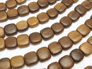 1strand $3.79! Wood Beads  Square 12x12x5mm 1strand beads (aprx.15inch/38cm)