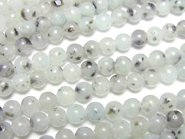 [Video] Sesame Jasper Round 4.5mm 1strand beads (aprx.15inch/36cm)