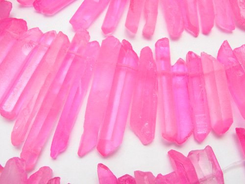 Crystal Quartz, Point Gemstone Beads