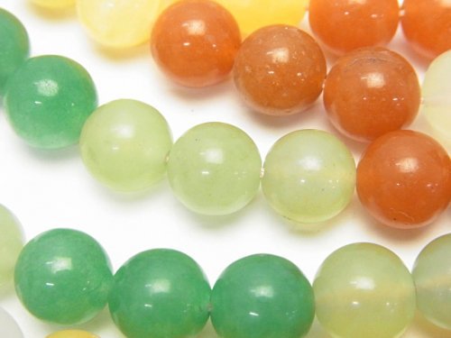 Mixed Stone, Round Gemstone Beads