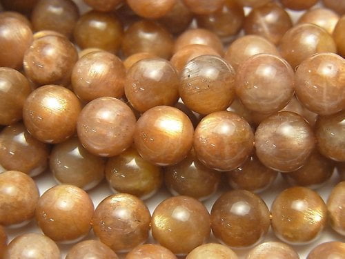 Moonstone, Round Gemstone Beads