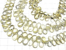 [Video]High Quality Heliodor AAA- Pear shape Faceted Briolette half or 1strand beads (aprx.6inch/15cm)