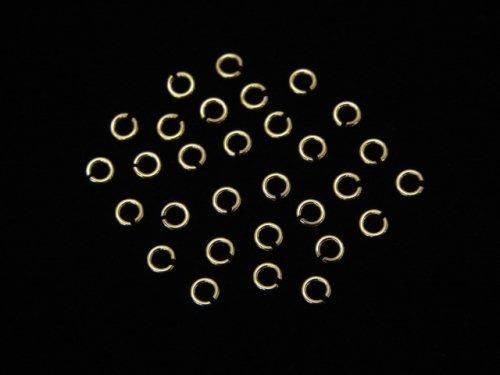 [18K  Yellow Gold]Jump Ring 0.5x2.3mm 1pc