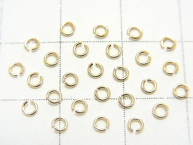 [18K  Yellow Gold]Jump Ring 0.5x2.3mm 1pc