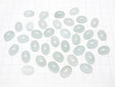 [Video] 1pc $19.99! Milky Aquamarine AAA Oval Cabochon 14x10mm 1pc