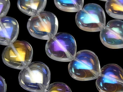 Flash Crystal, Heart Gemstone Beads