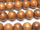 Bayon Wood Beads Semi Round 12mm 1strand beads (aprx.15inch/38cm)