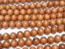 Bayon Wood Beads Semi Round 12mm 1strand beads (aprx.15inch/38cm)