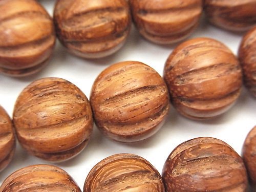 Carving, Round, Wood Beads Natural Beads