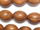 1strand $5.79! Bayon Wood Beads Rice 20x15x15 1strand beads (aprx.15inch / 38cm)