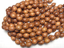 1strand $5.79! Bayon Wood Beads Rice 20x15x15 1strand beads (aprx.15inch / 38cm)