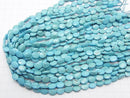 [Video]Magnesite Turquoise Faceted Oval 10x8mm 1strand beads (aprx.15inch/37cm)