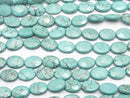 [Video]Magnesite Turquoise Faceted Oval 14x10mm 1strand beads (aprx.15inch/37cm)