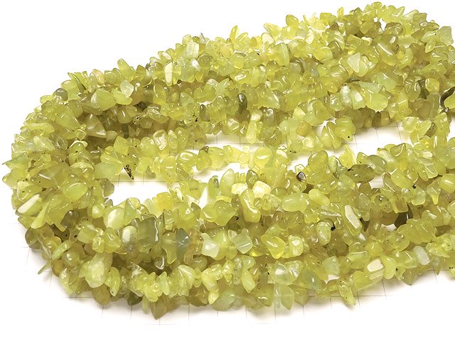 1strand $2.19! Olive Jade AA Chips (Small Nugget) 1strand beads (aprx.33inch / 82cm)