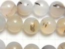 [Video] Dendrite Agate Round 10mm 1strand beads (aprx.15inch / 37cm)
