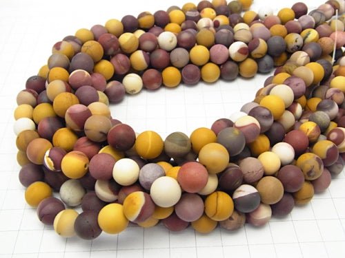 1strand $8.79! Frost Mookaite Round 10mm 1strand beads (aprx.15inch / 37cm)