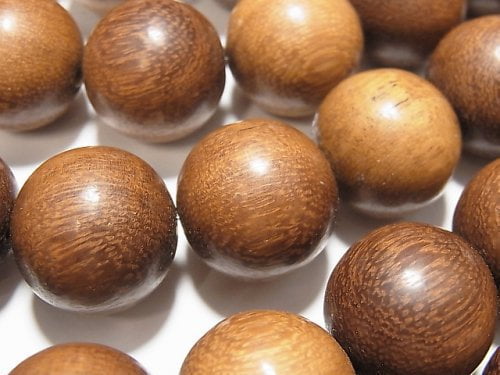 Wood Beads Round 20mm 1strand beads (aprx.15inch/37cm)